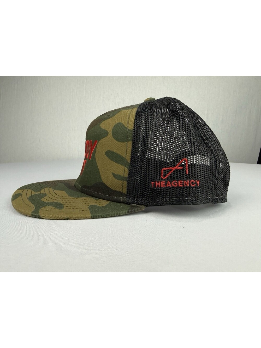 The Agency Real Estate Camo Trucker Hat Giddy Up Aspen Otto Cap Snapback Mesh
